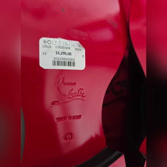 CHRISTIAN LOUBOUTIN John Flat Leather Shoes - Picture 4 of 6